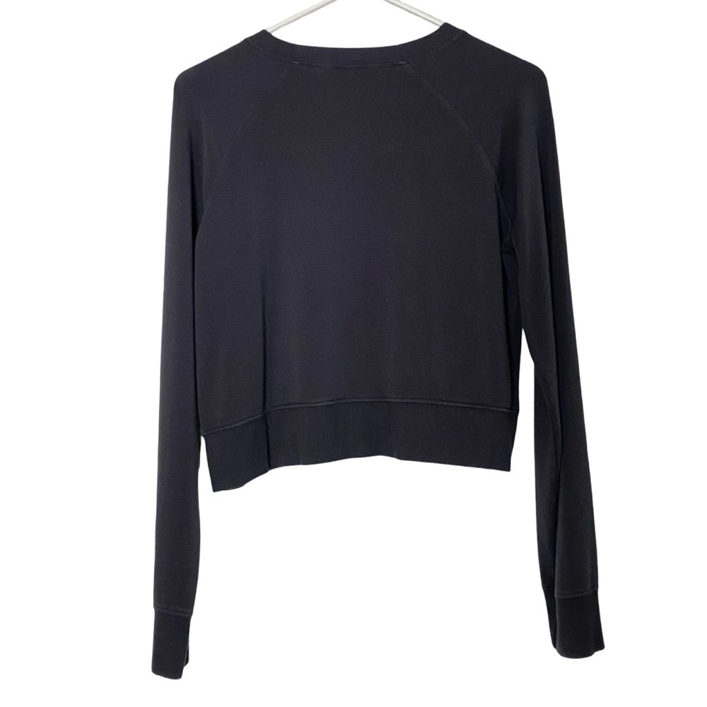 Splits59 Sweatshirt Womens Size Small Dark Gray Light Weight Boxy Raglan Grey - Picture 2 of 7